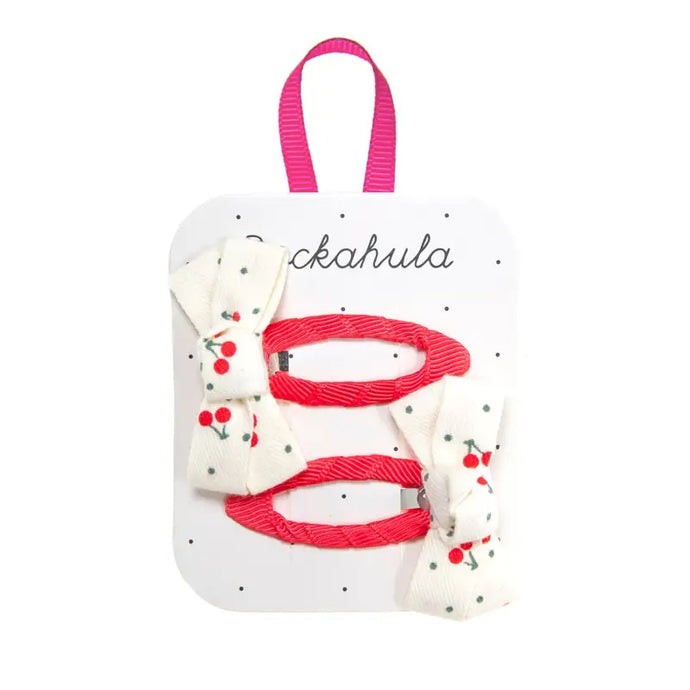 Clips à nœud torsadé cerise douce - 50% de réduction - Rockahula - échantillons - Accessoire enfant