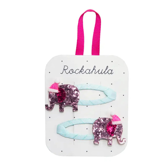 Clips éléphant du Père Noël - 50% de réduction - Rockahula - échantillons - Accessoire enfant