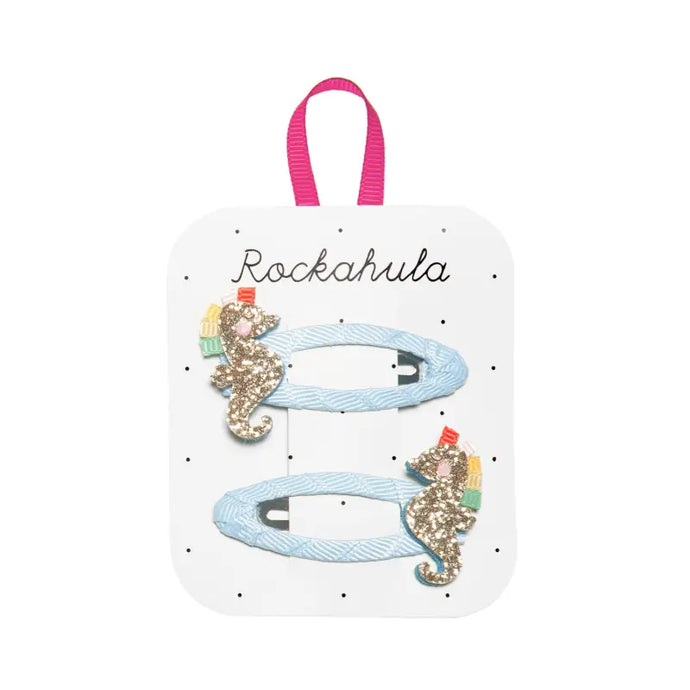 Clips hippocampe arc-en-ciel scintillants - 50% de réduction - Rockahula - échantillons - Accessoire enfant