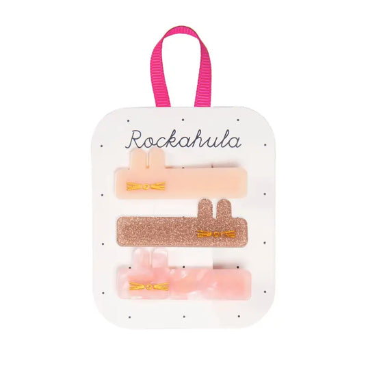 Clips lapin en acrylique - 50% de réduction - Rockahula - échantillons - Accessoire enfant