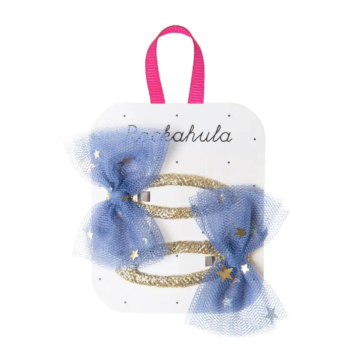 Clips nœud en tulle clair de lune - 50% de réduction - Rockahula - échantillons - Accessoire enfant
