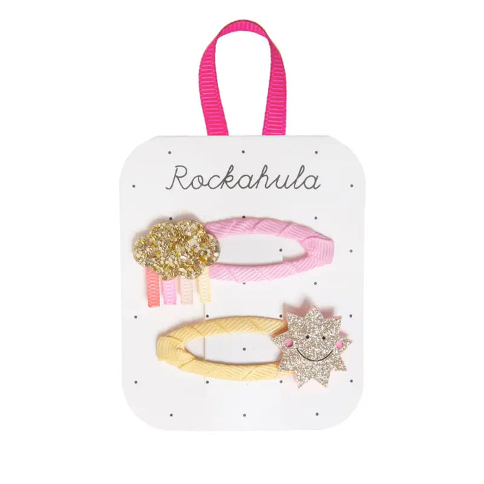 Clips nuages et soleil - 50% de réduction - Rockahula - échantillons - Accessoire enfant
