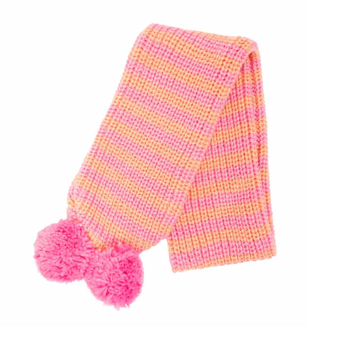 Écharpe tricotée à rayures Happy Days - 50% de réduction - Rockahula - échantillons - Accessoire enfant