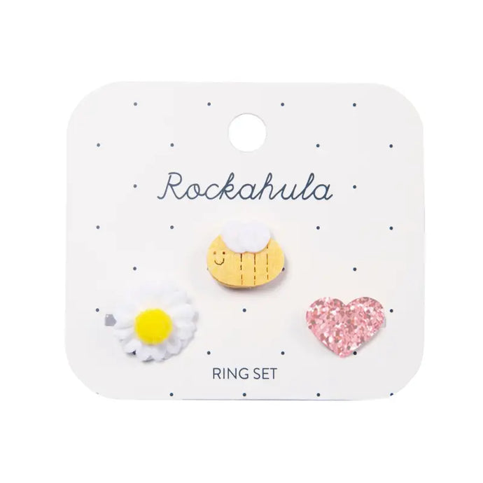 Ensemble de bagues abeille Bertie - 50% de réduction - Rockahula - échantillons - Accessoire enfant