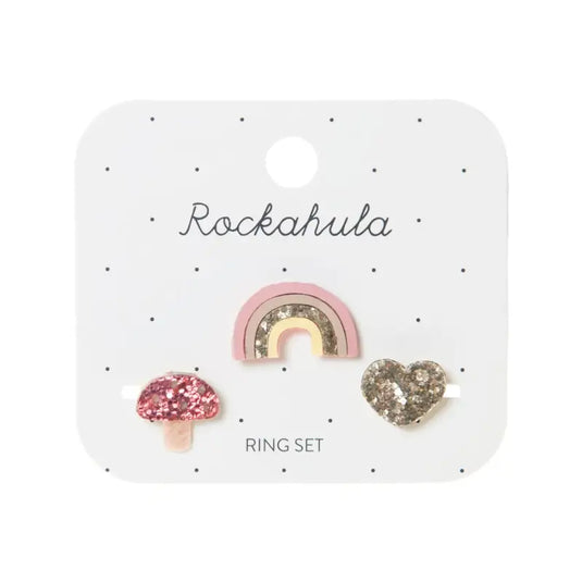 Ensemble de bagues arc-en-ciel magique - 50% de réduction - Rockahula - échantillons - Accessoire enfant
