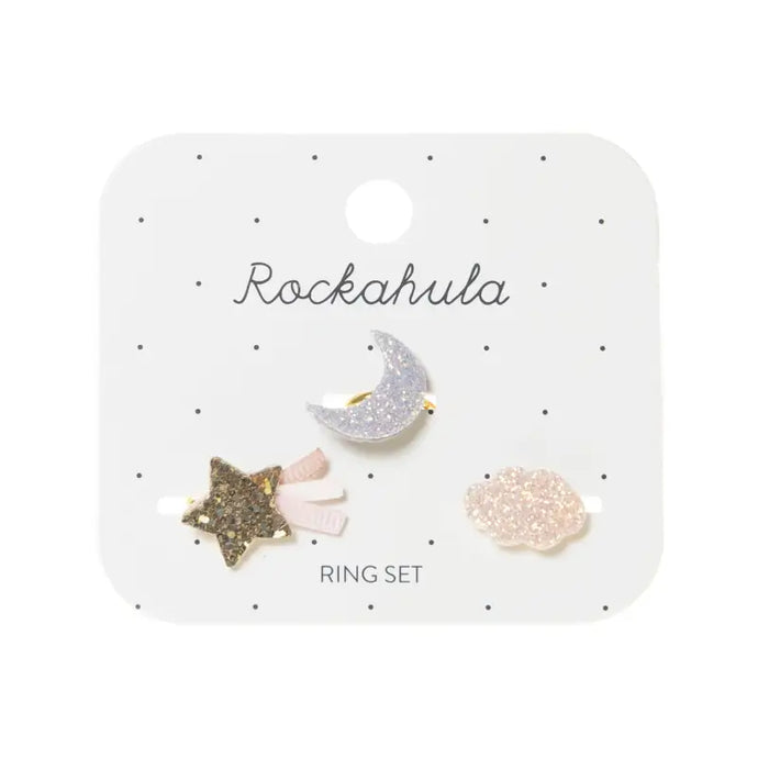 Ensemble de bagues clair de lune - 50% de réduction - Rockahula - échantillons - Accessoire enfant