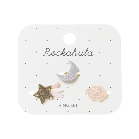 Ensemble de bagues clair de lune - 50% de réduction - Rockahula - échantillons - Accessoire enfant