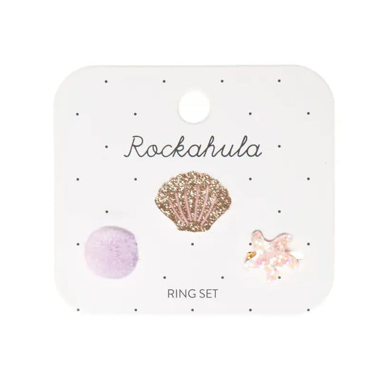 Ensemble de bagues coquillage - 50% de réduction - Rockahula - échantillons - Accessoire enfant
