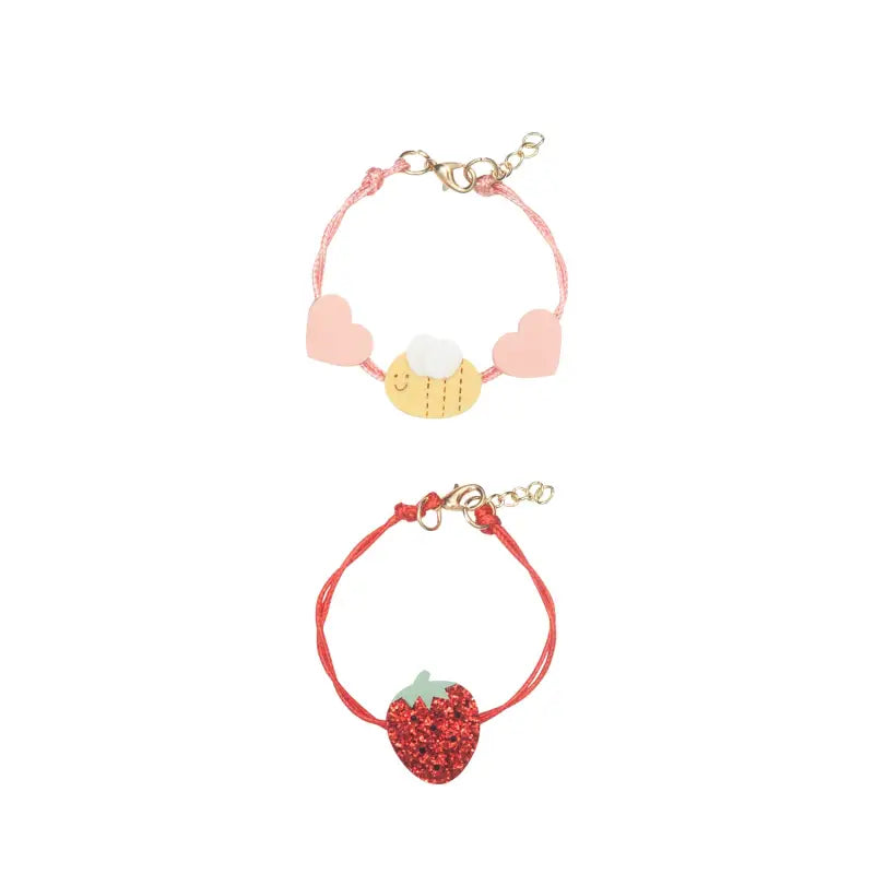 Chargez l&#39;image dans la visionneuse de la galerie, Ensemble de bracelets de la foire aux fraises - 50% de réduction - Rockahula - échantillons - Accessoire enfant
