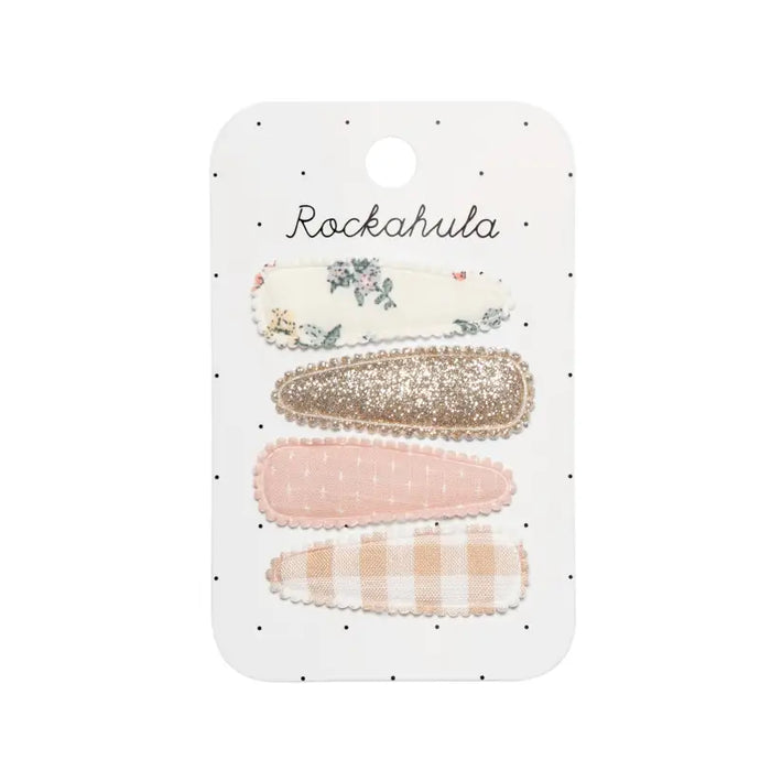 Ensemble de pinces à tissu Flora - 50% de réduction - Rockahula - échantillons - Accessoire enfant