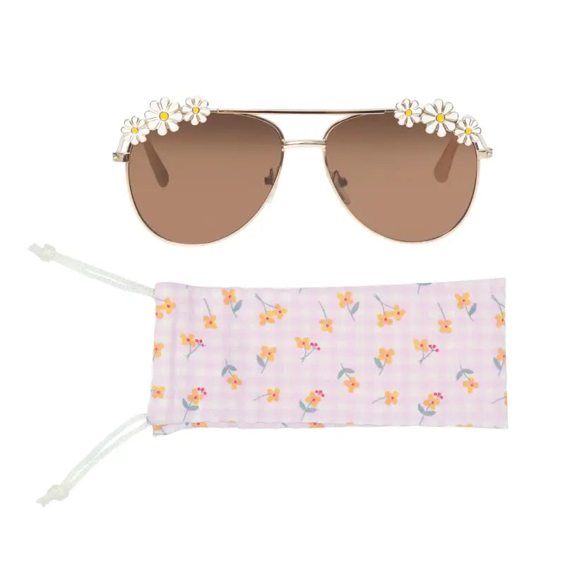 Chargez l&#39;image dans la visionneuse de la galerie, Lunettes de soleil aviateur Daisy Chain - 50% de réduction - Rockahula - échantillons - Accessoire enfant
