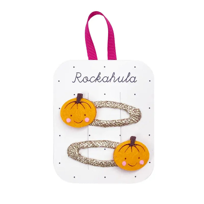 Petites pinces citrouille - 50% de réduction - Rockahula - échantillons - Accessoire enfant