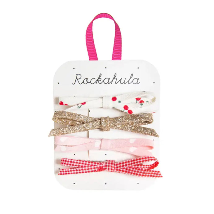 Pinces à nœud skinny cerise douce - 50% de réduction - Rockahula - échantillons - Accessoire enfant