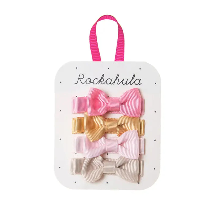 Pinces à nœuds mini gros-grain forêt magique - 50% de réduction - Rockahula - échantillons - Accessoire enfant