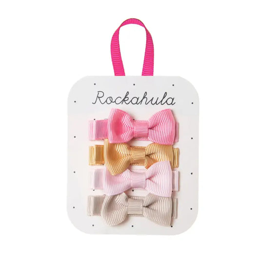 Pinces à nœuds mini gros-grain forêt magique - 50% de réduction - Rockahula - échantillons - Accessoire enfant