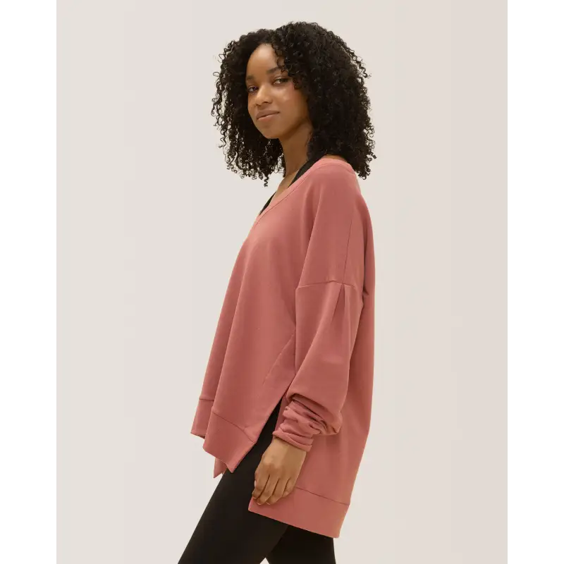 Chargez l&#39;image dans la visionneuse de la galerie, Forillon Sweatshirt - Rose Boreal - Blush / Rosée Over / Blush Over
