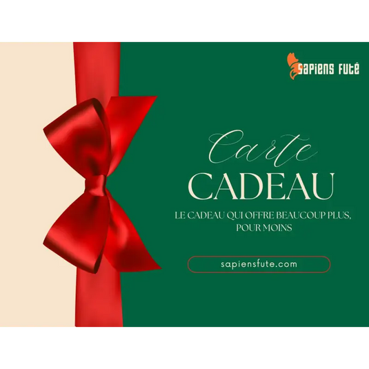 Carte-cadeau de Sapiens Futé - Carte-cadeau