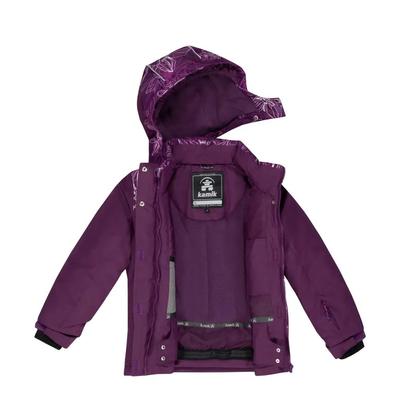 Chargez l&#39;image dans la visionneuse de la galerie, CAMI LEILANI manteau hiver - 4 / PLUM - MANTEAUX HIVER FILLES
