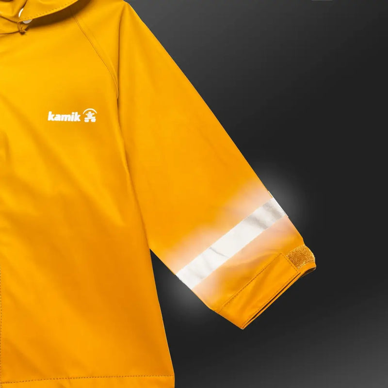 Chargez l&#39;image dans la visionneuse de la galerie, Manteau 100% imperméable JAUNE - Manteau imperméable
