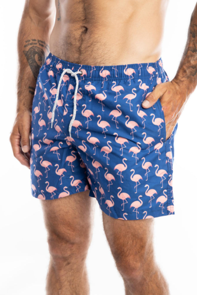 Load image into Gallery viewer, Men&#39;s Printed Elastic Band Swimsuit
