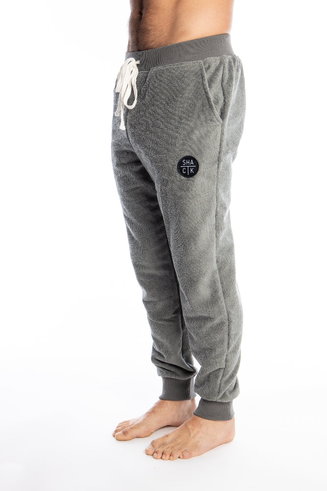 Load image into Gallery viewer, Grey Microfiber Joggers - Unisex
