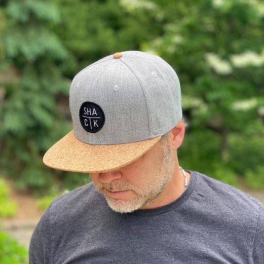 Shack cap with cork visor