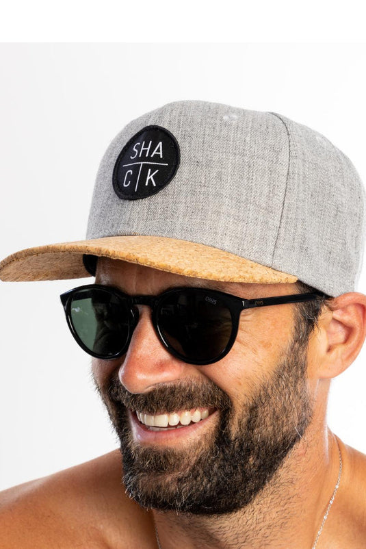 Shack cap with cork visor
