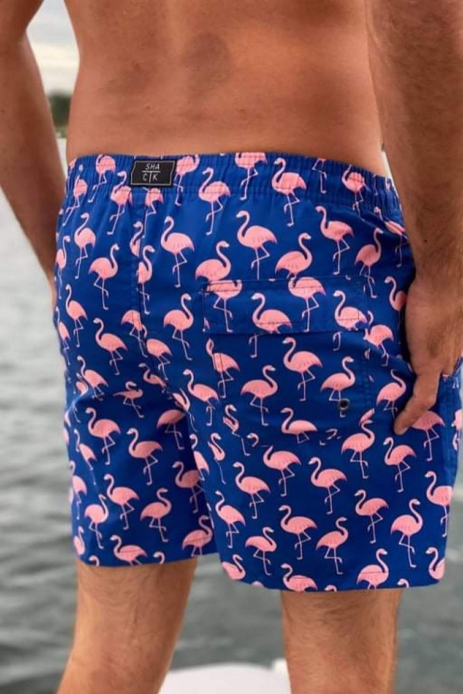 Load image into Gallery viewer, Men&#39;s Printed Elastic Band Swimsuit
