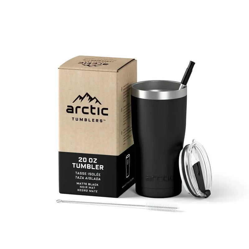 Chargez l&#39;image dans la visionneuse de la galerie, Tumbler Noir - 20oz-591mL - Tasse isolée
