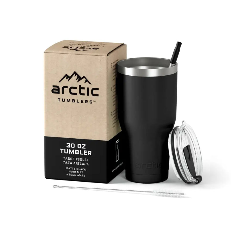 Chargez l&#39;image dans la visionneuse de la galerie, Tumbler Noir - 30oz-887mL - Tasse isolée
